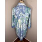 J. McLaughlin  X Filipa De Abreu Portugal Blue Maya Terry Cloth Dress Large L Photo 2