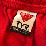 Tyr. Womens Warm Up Shorts Drawstring Pull On Athletic Red M Photo 2