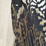 Roberto Cavalli  Animal Print V-neck‎ Dress Size 42 Waist 29 Photo 10
