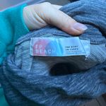 Free People Beach Gray Colorblock Cocoon Cowl Neck Pullover Photo 4