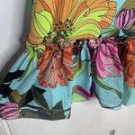 Trina Turk Women's Hadley Peplum Dahlia Dell Print Tank W-582 Size S Photo 5