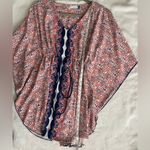 Cabana Life Pink and Blue Swim Coverup Size M Photo 3