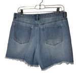 indigo. Rain Jean Shorts High Rise Cutoffs Distressed Juniors 9/28 Photo 3