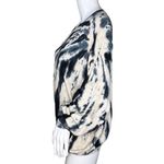 Young Fabulous and Broke  Sweatshirt Womens Small Blue Cream Tie‎ Dye Casual Lounge Photo 2