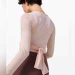 Lululemon Gather and Grow Longsleeve in Feather Pink Size 8 Photo 3