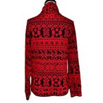 IZOD  red & navy textured pullover sweater large‎ Photo 1