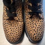 Olivia Miller olivia-miller | ladies cheetah print lug boots. Size: 8 Photo 8