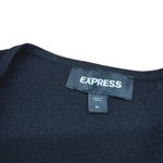 EXPRESS Black Puff Sleeve Open Cardigan Sweater Size XL Photo 7