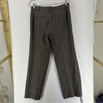 Ann Taylor  Womens Dress Career Pants Gray Herringbone Wool Blend Size 4 Photo 8