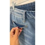 Seven7 Seven light wash high waisted wide leg cropped jeans casual versatile sz 14 Photo 3