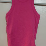 Fabletics Women's Tank Top Shirt Sleeveless Built On Bra Hot Pink Size XS Photo 0