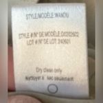 Theory  Wandu Cream / Tan 100% Silk, Sleeveless Shift Dress, Pockets; size 0 Photo 7