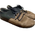 Birkenstock ‎ Montana Brown Natural Leather Men Comfort Shoes EU 39 L 8 M 6 Black Photo 0