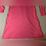 Gudrun Sjoden Pink sz MED dress organic cotton Modal long tunic Dress Pockets Photo 2