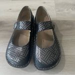 Alegria  BY PG LITE BLACK & SILVER METALLIC MARY JANES Sz 38 EU PAL-532 8/8.5 US Photo 7