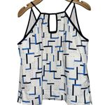Lily’s of Beverly Hills Women’s Size L Blue White Black Shelf Bra Tank Top Size L Photo 1