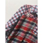 Blair  Plaid Flannel Shirt Snowflake Long Sleeve Button Up Women's Size L Photo 3