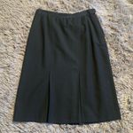 Burberry Vintage 90s black pleated skirt waist 32 Photo 0