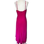 Amanda Uprichard  Clemenza Dress in Hot Pink Large New Womens Maxi Gown Photo 6