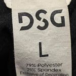 DSG Women's Black Athletic Sports Bra Strappy Back Medium Support Size L Size L Photo 4