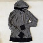 Lululemon Think Fast Hoodie Herringbone Size 6 Photo 4
