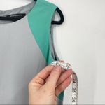 Sharagano  Career Sheath Dress Size 14 Colorblock Mint‎ green & Gray plus Photo 6