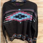 Rock & Roll Cowgirl Women's  Medium Aztec Western Sweater Knit Photo 0
