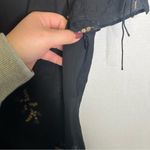 Madewell  | Black 0 Midi Sheath Dress Short‎ Sleeve Silk Photo 4