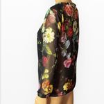 Ted Baker  Anina Oil Painting Floral Top,Size 1 US (0-2) Photo 7