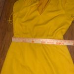 J.Crew  Mercantile Elegant mustard Yellow V-Neck Dress woman’s size 4 small Photo 5