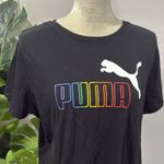 Puma  women rainbow graphic short sleeve tee pride month Photo 1