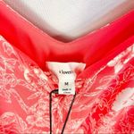 Red Dress Boutique NEW A Loves A Pink Floral Ruffle Sleeveless Jumpsuit M Photo 3