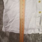 J Jill Pure Jill White Linen Tunic Shirt Dress size Small Lightweight Beach Photo 5