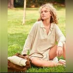 Free People Cream Wool/Cashmere Long Sleeve Midi Dress Photo 1