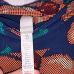 LuLaRoe Navy Floral Buttery Soft Leggings Photo 2