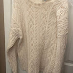 FINAL MARKDOWN Mondala open work sweater medium Photo 0