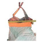 ZeroXposur Halter Swim Dress Built In Bra Neon Orange Grey Sun Protection Size L Photo 6