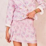 Love Shack Fancy Misty Mini Skirt in Candy Hearts Photo 3