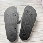 Women's Glitter Embellished Shine Slide Sandals Sz 7 Gray Photo 5