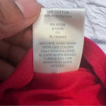 Blair  Cardigan Top Set‎ Knit Open Front Casual Red White Striped 2XL Photo 3