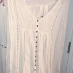 Target Boho White Long Shirt  Photo 0