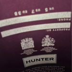 Hunter  women’s tall gloss violet rain boots Photo 2