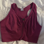 90 Degrees by Reflex 90 Purple Sports Bra 90 Degree by Reflex Light Racerback Photo 0