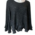 Anama USA Anama Tiered Ruffle Trim Sweater, Sz M Photo 2