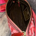 Coach PINK Y2K vintage shoulder Demi satin Canvas baguette Photo 9