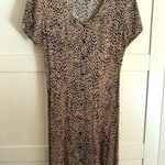 Brandy Melville  Cheetah Print Dress Size M Short Sleeve Photo 0