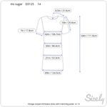 Dress kitten bow striped shirtwaist cropped jacket blue white Size 14 Photo 3