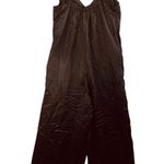 Athleta Calm Cool Jumpsuit XXS Black Cupro Wide Leg Strappy Minimalist Chic Flow Photo 1