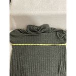 Nine Britton Sweater Dress Size S Rayon/Spandex Side ButtonNeck Long Sleeve Gray Photo 5