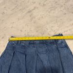 Pilcro Designed in Phila. Women's Denim Pleated Skort Size 29 Made in Turkey Photo 5